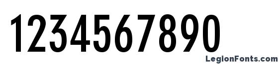 DINNeuzeitGroteskStd BdCond Font, Number Fonts