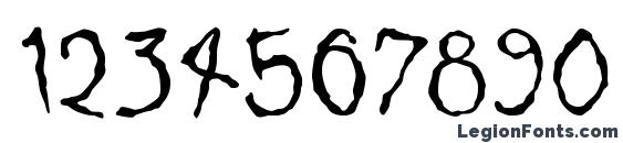 Dinosaur Jr Plane Font, Number Fonts