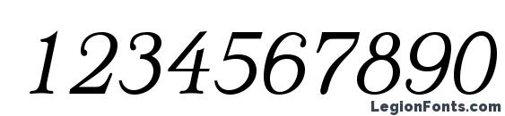 Dionisiiotf italic Font, Number Fonts