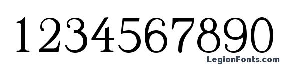 Dionisiiotf Font, Number Fonts