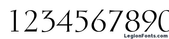Dioscur Regular DB Font, Number Fonts