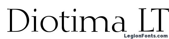 шрифт Diotima LT Roman, бесплатный шрифт Diotima LT Roman, предварительный просмотр шрифта Diotima LT Roman