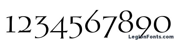 Diotima Roman Oldstyle Figures Font, Number Fonts