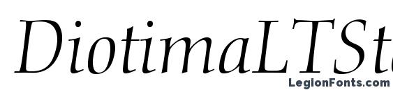 DiotimaLTStd Italic font, free DiotimaLTStd Italic font, preview DiotimaLTStd Italic font