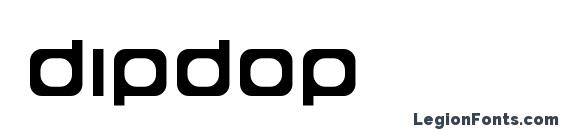 шрифт dipdop, бесплатный шрифт dipdop, предварительный просмотр шрифта dipdop