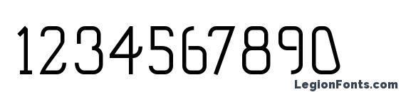 Dipper MF Font, Number Fonts