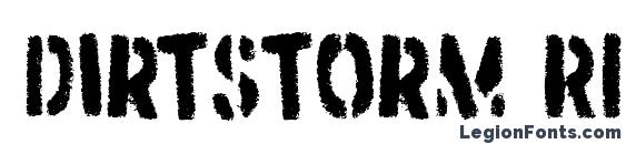 Dirtstorm Regular Font