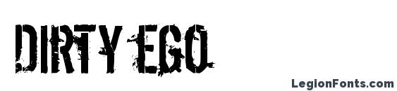Dirty ego font, free Dirty ego font, preview Dirty ego font