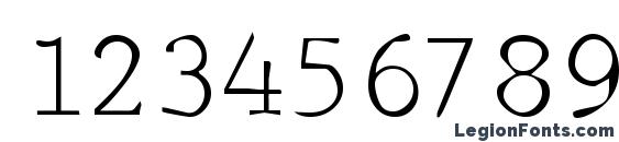 Dirty42 Regular Font, Number Fonts