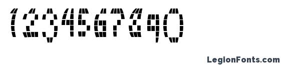 Disco 2000 Font, Number Fonts
