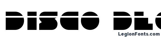 шрифт Disco Deck Laser, бесплатный шрифт Disco Deck Laser, предварительный просмотр шрифта Disco Deck Laser