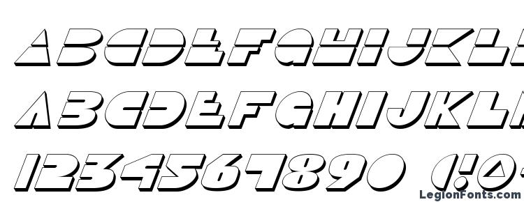 glyphs Disco Duck 3D Italic font, сharacters Disco Duck 3D Italic font, symbols Disco Duck 3D Italic font, character map Disco Duck 3D Italic font, preview Disco Duck 3D Italic font, abc Disco Duck 3D Italic font, Disco Duck 3D Italic font