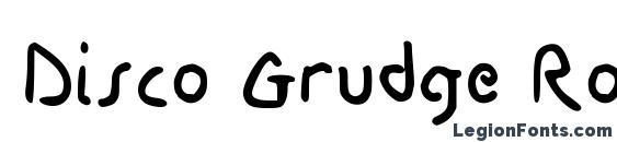 Шрифт Disco Grudge Rounded (Window) Medium, Шрифты для надписей