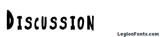 Discussion font, free Discussion font, preview Discussion font