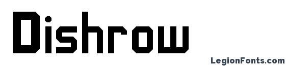 Dishrow font, free Dishrow font, preview Dishrow font
