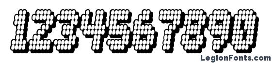 Diskoteque Font, Number Fonts