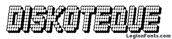 Diskoteque font, free Diskoteque font, preview Diskoteque font
