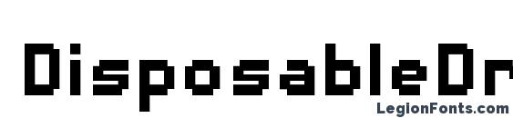 DisposableDroid BB Bold Font