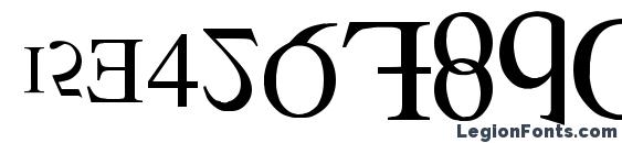 Distorted faith Font, Number Fonts