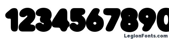 Шрифт Distro black, Шрифты для цифр и чисел