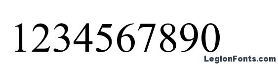 Diwani Bent Font, Number Fonts