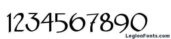 DJ Classic Font, Number Fonts