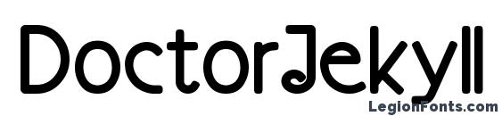 DoctorJekyll font, free DoctorJekyll font, preview DoctorJekyll font
