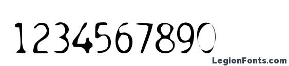 DodgenburnA Font, Number Fonts