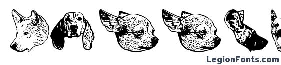 шрифт DoggyPrint AOE, бесплатный шрифт DoggyPrint AOE, предварительный просмотр шрифта DoggyPrint AOE