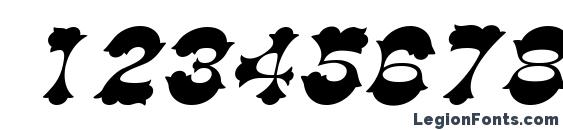 Dogwood Italic Font, Number Fonts