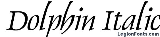 Dolphin Italic Font