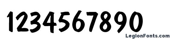 Dom Casual BT Font, Number Fonts
