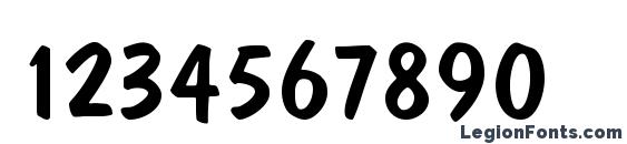 Dom Casual LT Font, Number Fonts