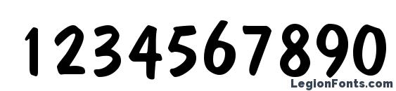 Dom Casual Font, Number Fonts