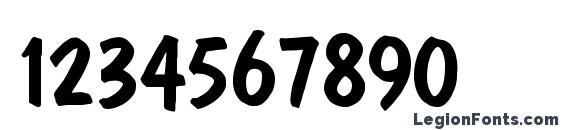 Dom Very Casual Font, Number Fonts