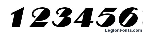 Domaign Italic Font, Number Fonts