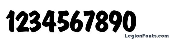DomCasual Bold Font, Number Fonts