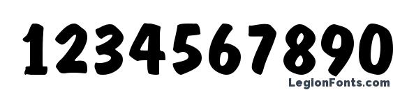 Domino bold Font, Number Fonts