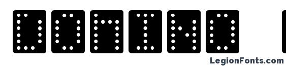 Domino Effect Normal Font
