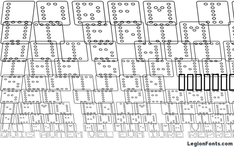 specimens Domino flad kursiv omrids font, sample Domino flad kursiv omrids font, an example of writing Domino flad kursiv omrids font, review Domino flad kursiv omrids font, preview Domino flad kursiv omrids font, Domino flad kursiv omrids font