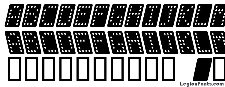 glyphs Domino normal kursiv font, сharacters Domino normal kursiv font, symbols Domino normal kursiv font, character map Domino normal kursiv font, preview Domino normal kursiv font, abc Domino normal kursiv font, Domino normal kursiv font