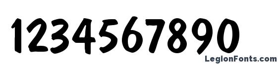 Domino regular Font, Number Fonts