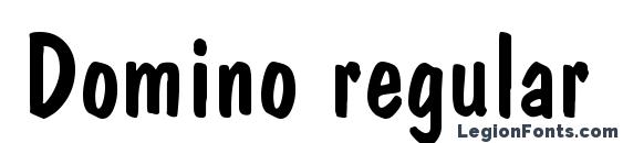 Domino regular Font
