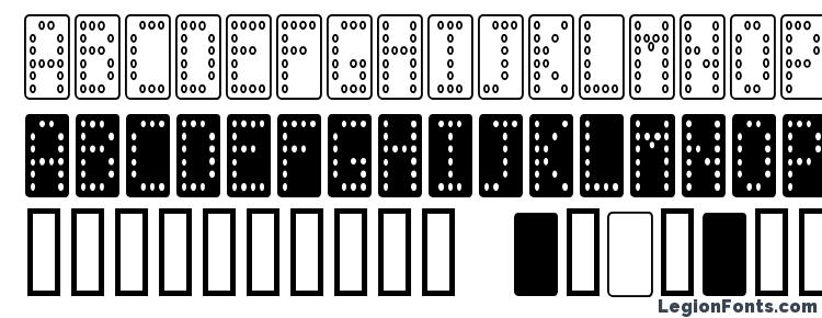 glyphs Domino smal font, сharacters Domino smal font, symbols Domino smal font, character map Domino smal font, preview Domino smal font, abc Domino smal font, Domino smal font