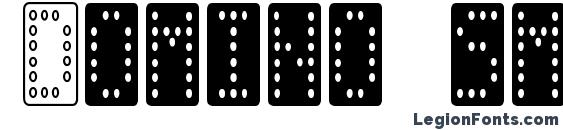 Domino smal Font