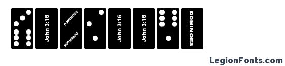 Dominoes Font, Icons Fonts