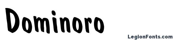 Dominoro Font, Lettering Fonts