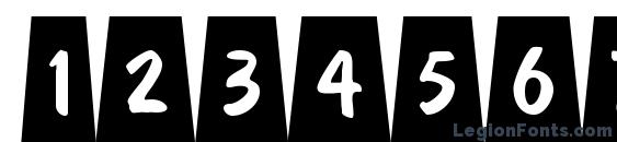 Dominottlcmdvbk regular Font, Number Fonts