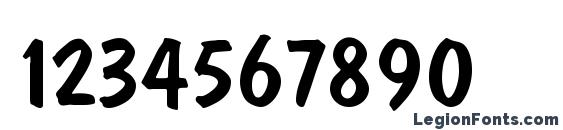 Domkrat DP Normal Font, Number Fonts