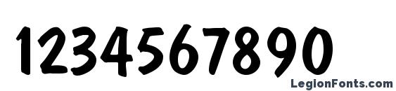Шрифт Domkrat Normal, Шрифты для цифр и чисел